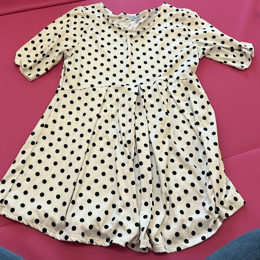 Black Polka Dot Maternity Shirt